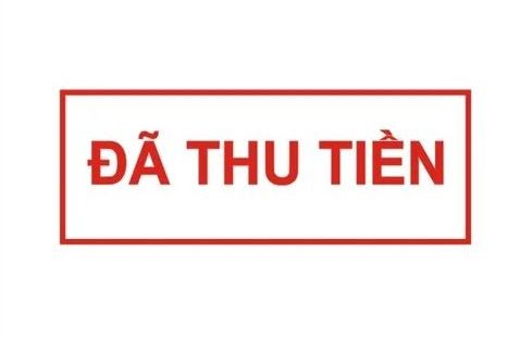 Làm dấu đã thu tiền ở An Minh